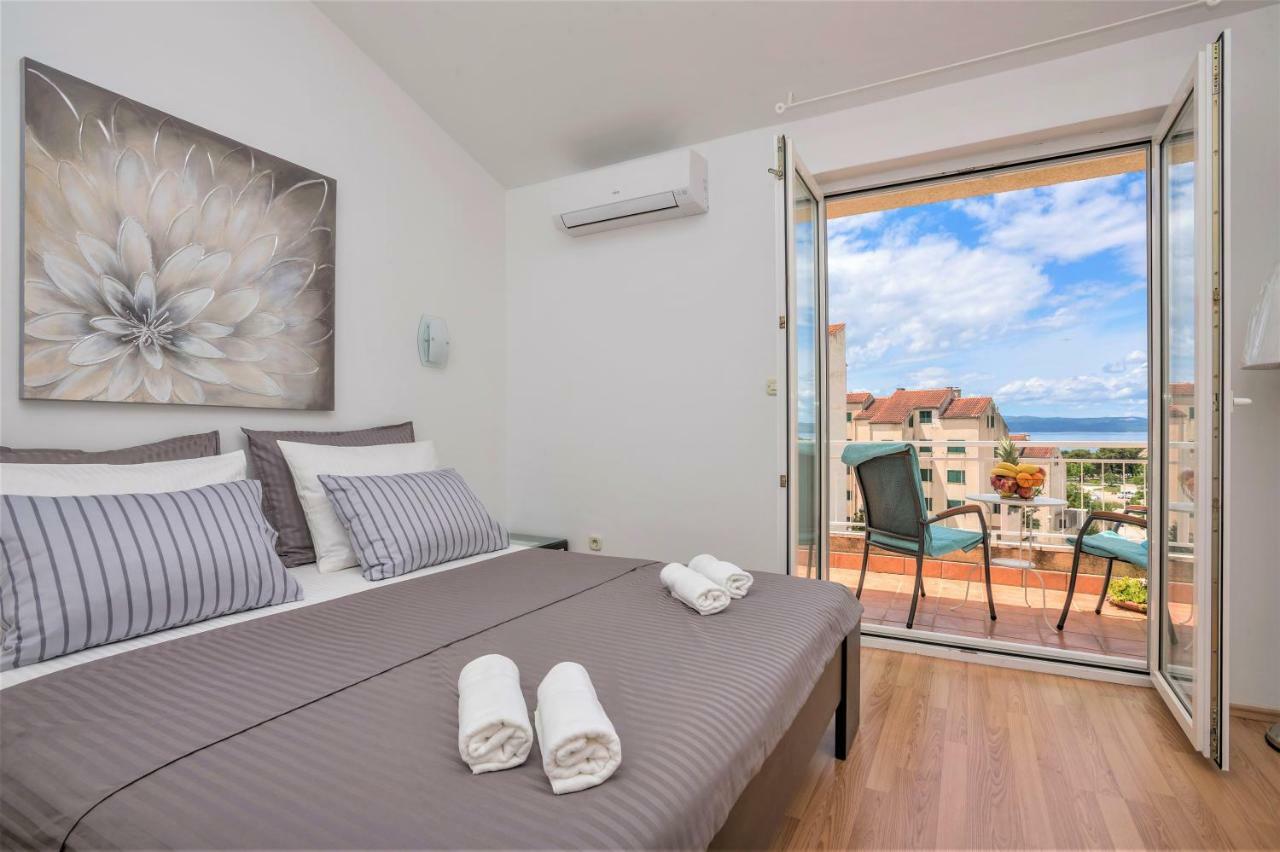 Ferienwohnung Andor - Lux, Two Beautiful Terraces With Sea & Sunset View Makarska Exterior foto